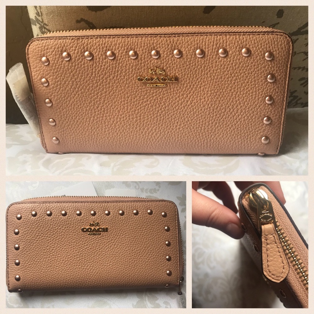 ✨COACH✨LAST 1! Authentic Accordion Zip Wallet NEW! - Picture 3 of 8